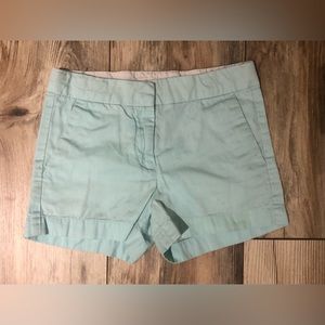 Mint green shorts